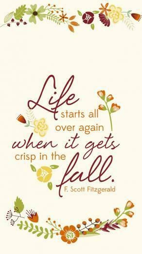 Fall Quotes Phone Background And iPhone Wallpaper
