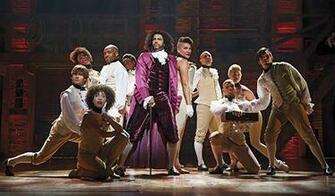 Diggs As Thomas Jefferson And The Ensemble Of Broadway S Hamilton