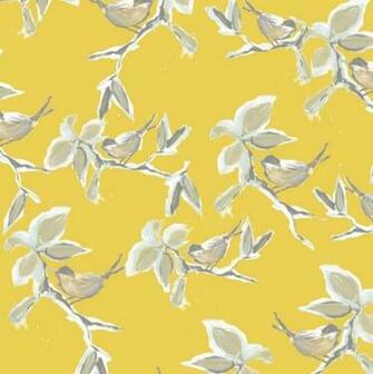 Dwell Yellow Wallpaper R2318 Sample Asian