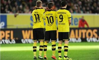 Die Besten Trios Der Welt Lewandowski G Tze Und Reus Bravo