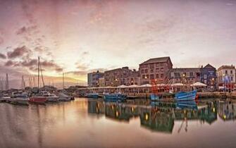 Boats In Harbor Wallpaper World