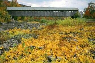 Covered Bridge Wallpaper Bridges