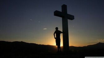Sunrise At The Cross Wallpaper