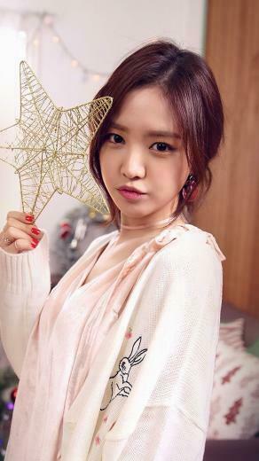 Kpop Girl Cute Christmas Apink Wallpaper HD iPhone