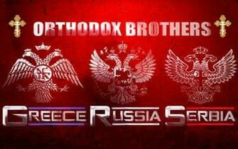Russia Serbia Brotherhood Orthodox Wallpaper Nation