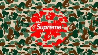 Supreme Bape Jungle Camo Wallpaper Authenticsupreme