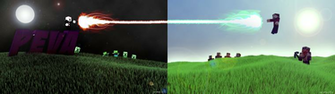 Dual Monitor Minecraft Walls By Joewithers