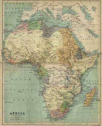 Africa Map Wallpaper