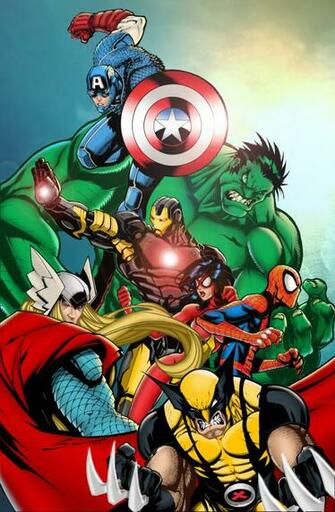 Avengers Assemble Comic Wallpaper Wallpaperin4k Net