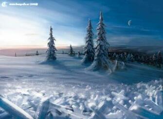 Snowscape Wallpaper
