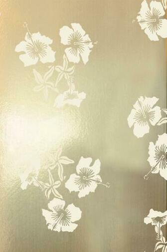 Hibiscus Wallpaper Gold And Cream Monument Interiors