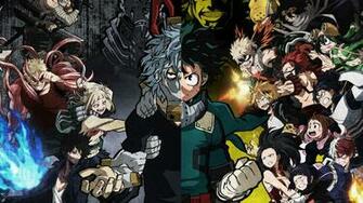 Wallpaper My Hero Academia Izuku Face Off