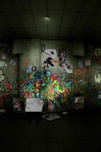 Abstract Graffiti iPhone Wallpaper