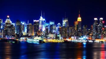 New York City At Night Wallpaper HD