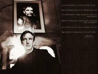Alan Rickman Severus Snape Wallpaper