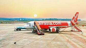 HD Wallpaper Of Airasia S Airplane Paperpull