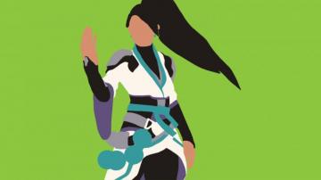 Sage Centered Minimalist Background Valorant