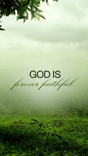 Forever Faithful Christian Mobile Lock Screen Wallpaper