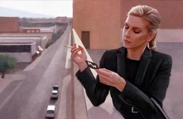 Kim Wexler On The Rooftop Better Call Saul Painting By Joseph