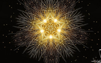 Gold Star HD Wallpaper