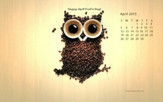 April Calendar Wallpaper HD Happy Holidays