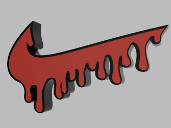 Nike Drip Logo Wallpaper