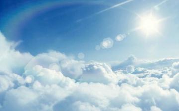 Blue Sky And Clouds Wallpaper
