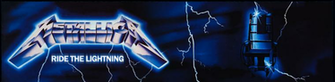 Metallica Wallpaper Ride The Lightning Banner By