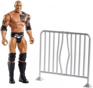 Amazon Wwe Wrekkin The Rock Inch Action Figure With Pull