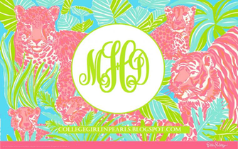 In Pearls Diy Monogram Desktop Background Using Microsoft Paint