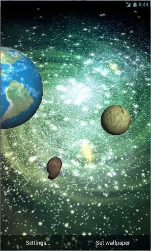 3d Galaxy Live Wallpaper For Android App