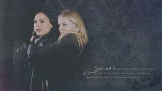 Swan Queen Regina And Emma Wallpaper