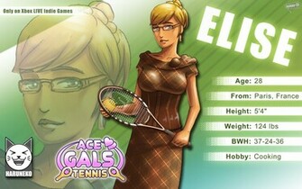 Ace Gals Tennis Wallpaper Stock Photos