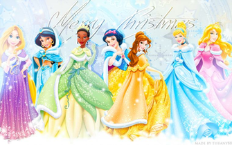 Holiday Princesses Disney Princess Wallpaper