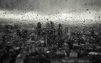Rainy Window Wallpaper