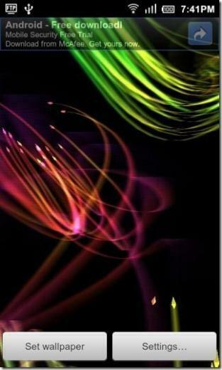 3d Fireflies Live Wallpaper