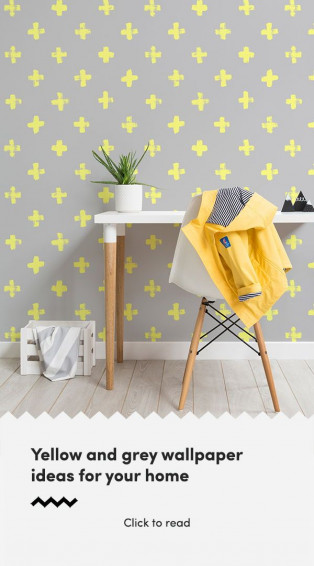 Grey And Yellow Wallpaper The Range At Ben Michael