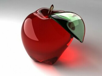 Glass Apple Wallpaper HD