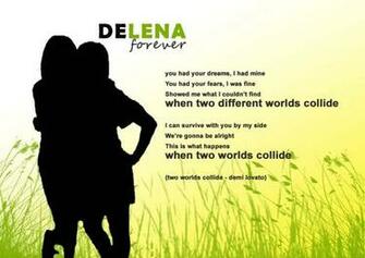 Demi Lovato Selena Gomez Fans Image Two Worlds Collide HD