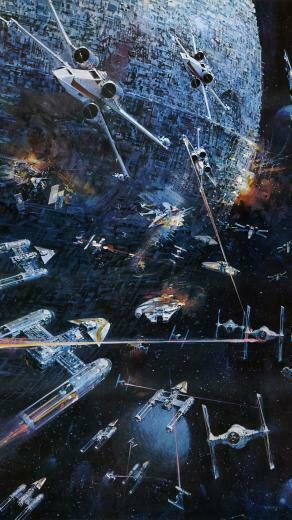 Star Wars Phone Wallpaper Background Concept