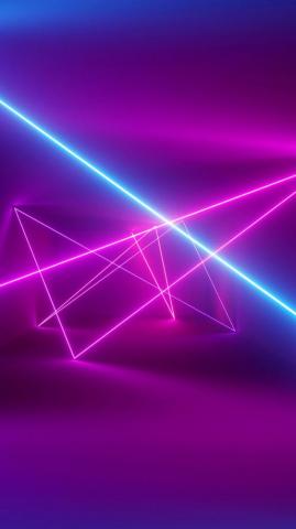 Lights Blue Pink Laser Neon Barrier