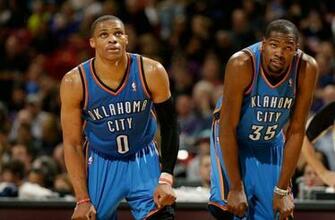 Kevin Durant And Russell Westbrook Wallpaper