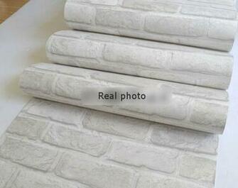 3d Embossed Textured Feature Brick Wallpaper Modern