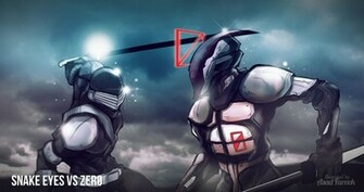 Snake Eyes Vs Zer0 Gi Joe Borderlands By Faruuk Sama On