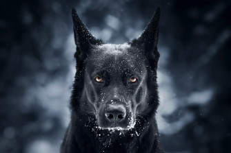 Black Dog Wallpaper