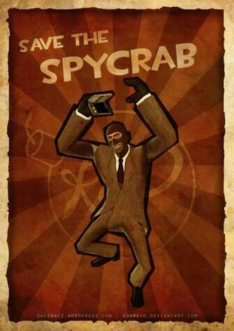 Spy Doing His Spycrab Dance Team Fortress Photo