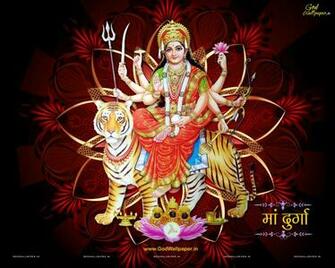 Goddess Durga HD Desktop Wallpaper Widescreen