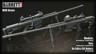 Barret M98b Gamebanana Works In Progress