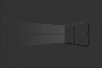 Stylish Minimalist Windows Logo Wallpaper