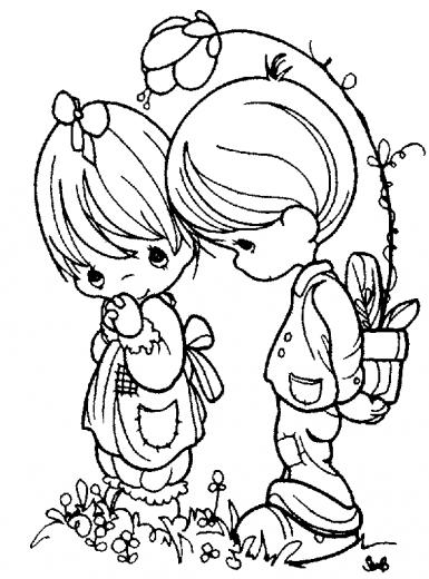 Precious Moment Coloring S
